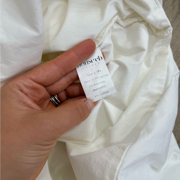 House of CB CLEMENTINE White Cut Out Mini Dress size L(P) - Picture 10 of 14